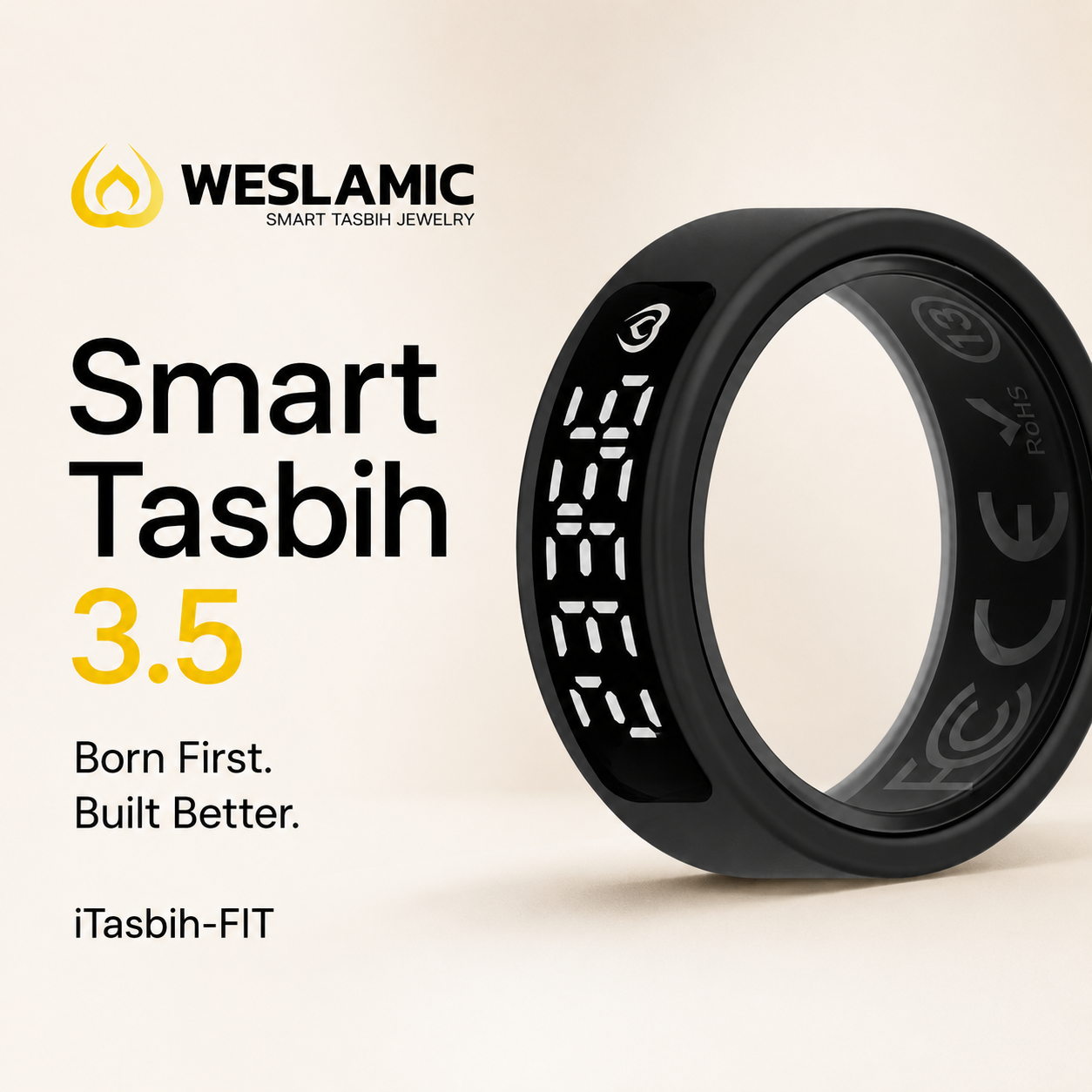 Weslamic iTasbih FIT Ring Smart Dhikr with Health Tracking - Image 16