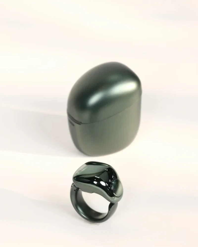 Weslamic Tasbih Counter Ring Green Wireless Charging Smart App 5 Sizes - Image 6