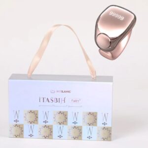 Weslamic Tasbih Counter Ring Rose Gold Muslim Dhikr Digital Counter Smart App 5 Sizes